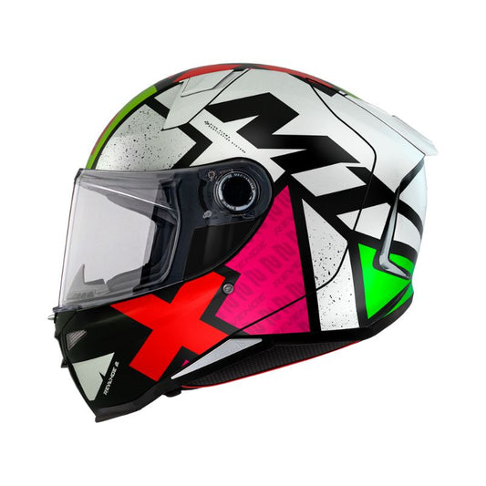 CASCO MT REVENGE 2S LIGHT BLANCO PERLA