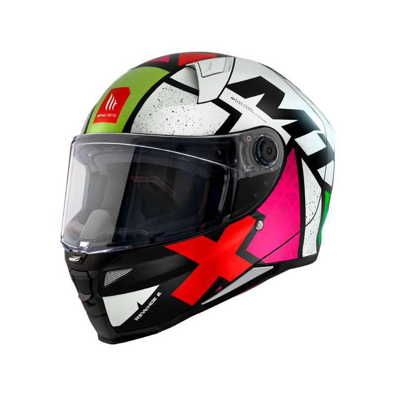 CASCO MT REVENGE 2S LIGHT BLANCO PERLA