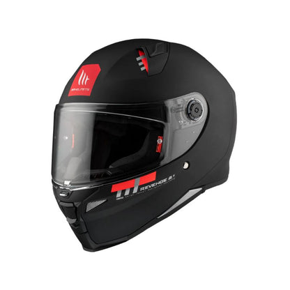 CASCO MT REVENGE 2S SOLID MATE NEGRO