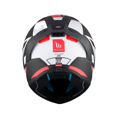 CASCO MT STINGER 2 ZIVZE MATE ROJO B5
