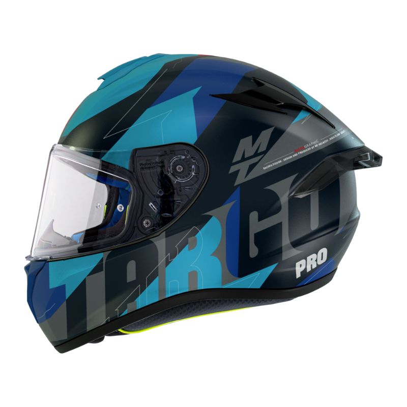 CASCO MT TARGO PRO BIGER MATE AZUL