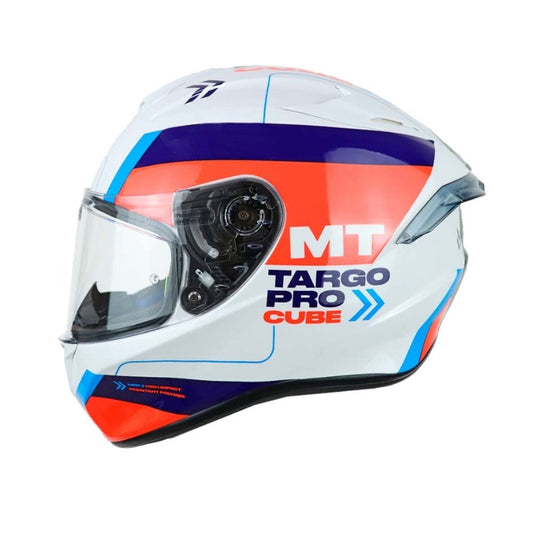 CASCO MT TARGO PRO CUBE ROJO BLANCO