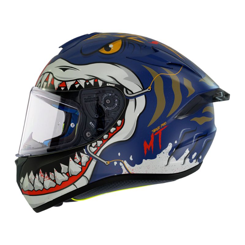 CASCO MT TARGO PRO SHARKY MATE AZUL