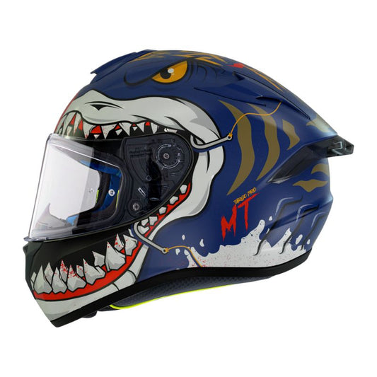 CASCO MT TARGO PRO SHARKY MATE AZUL