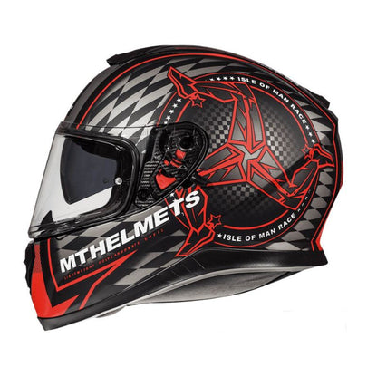 CASCO MT THUNDER 3 SV ISLE OF MAN MATE ROJO