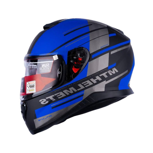 CASCO MT THUNDER 3 SV PITLANE MATE AZUL
