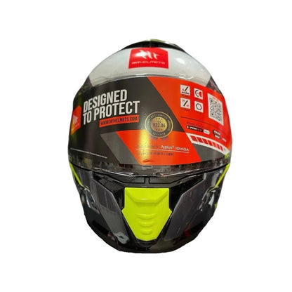 CASCO MT THUNDER 4 SV EXEO AMARILLO NEON