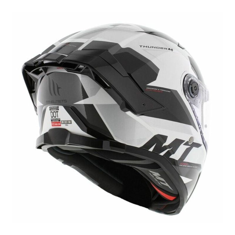 CASCO MT THUNDER 4 SV EXEO TITANIO PERLA