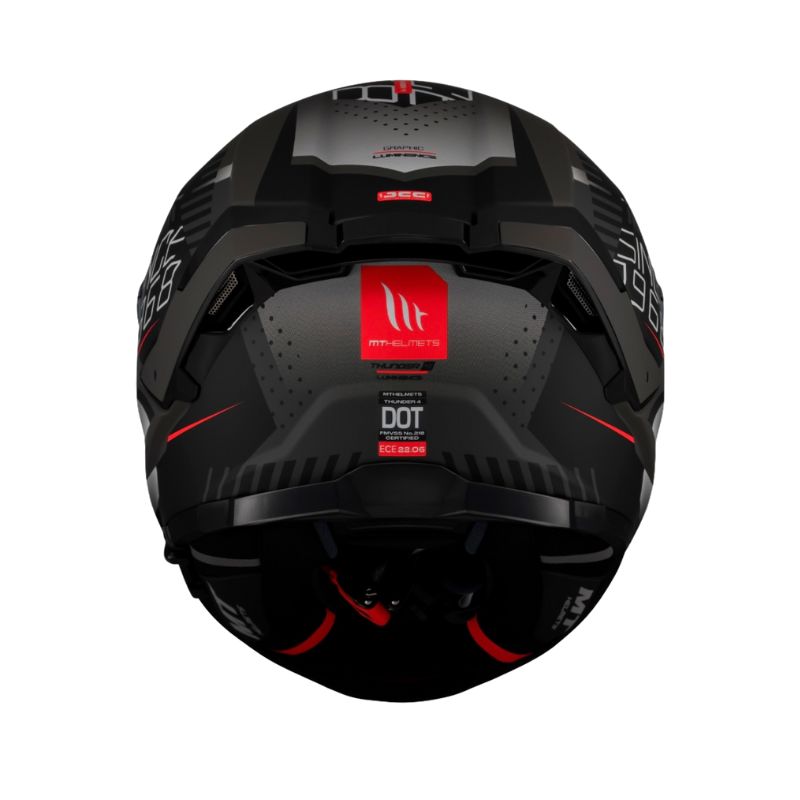 CASCO MT THUNDER4 SV LUMINENCE MATE NEGRO D1