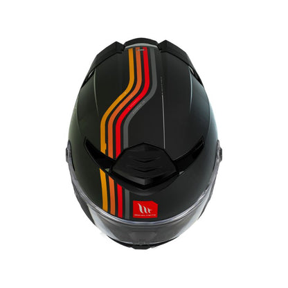 CASCO MT THUNDER 4 SV MIL MATE NEGRO