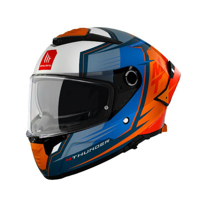CASCO MT THUNDER 4 SV PENTAL NARANJA AZUL