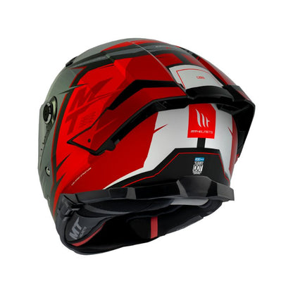 CASCO MT THUNDER 4 SV PENTAL ROJO GRIS