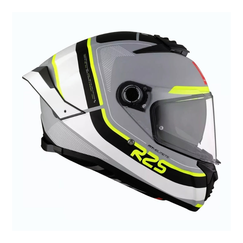 CASCO MT THUNDER 4 SV R25 MATE AMARILLO NEON C3