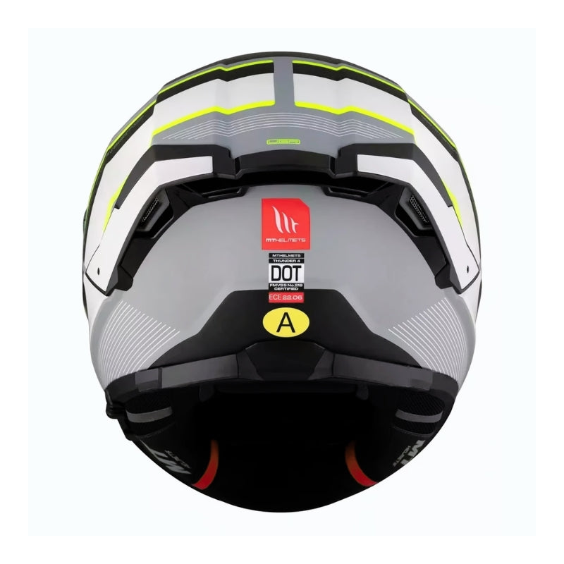 CASCO MT THUNDER 4 SV R25 MATE AMARILLO NEON C3