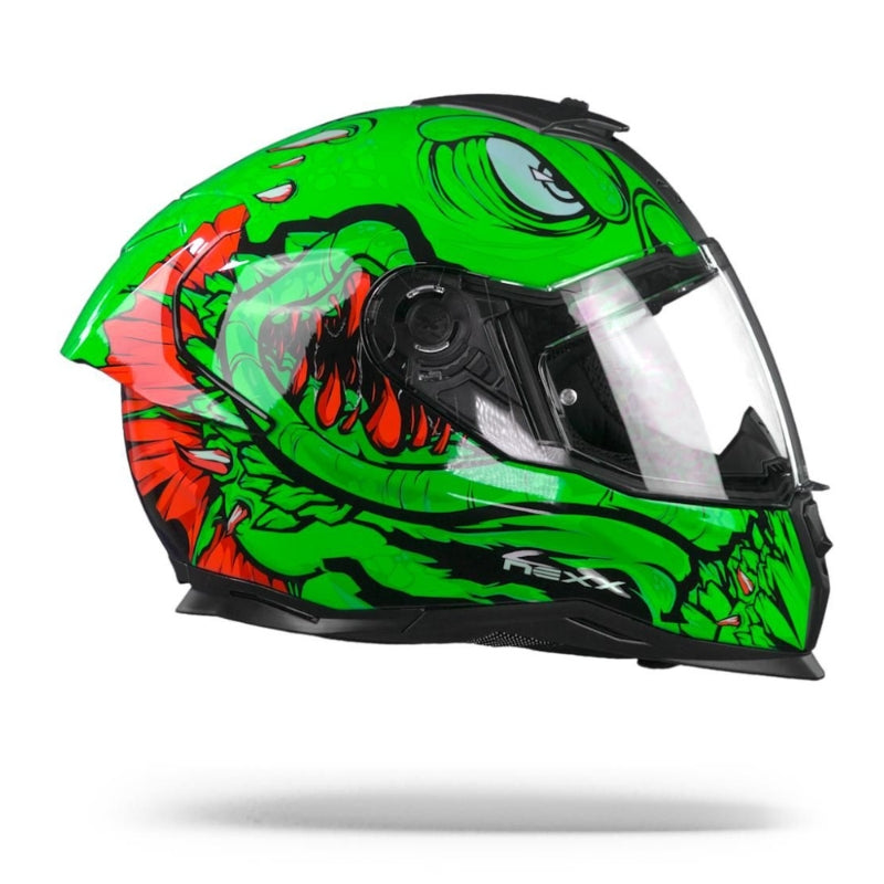 CASCO NEXX SX.100 ABISAL VERDE ROJO
