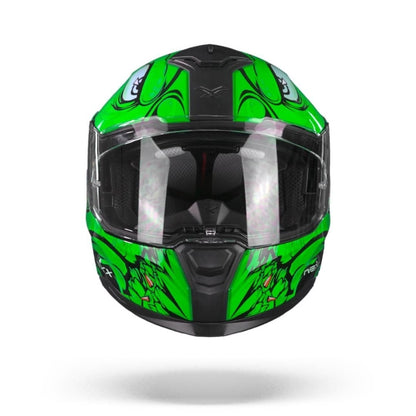 CASCO NEXX SX.100 ABISAL VERDE ROJO