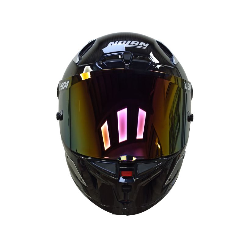 CASCO NOLAN X-804 RS ULTRA CARBON ARGENTO (332)
