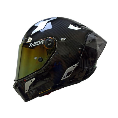 CASCO NOLAN X-804 RS ULTRA CARBON ARGENTO (332)