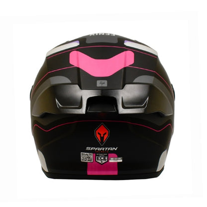 CASCO SPARTAN FENIX ORK MATE NEGRO ROSADO