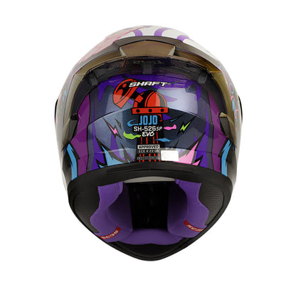 CASCO SHAFT SH-526SP JOJO CAMALEON VERDE VISOR IRIDIUM