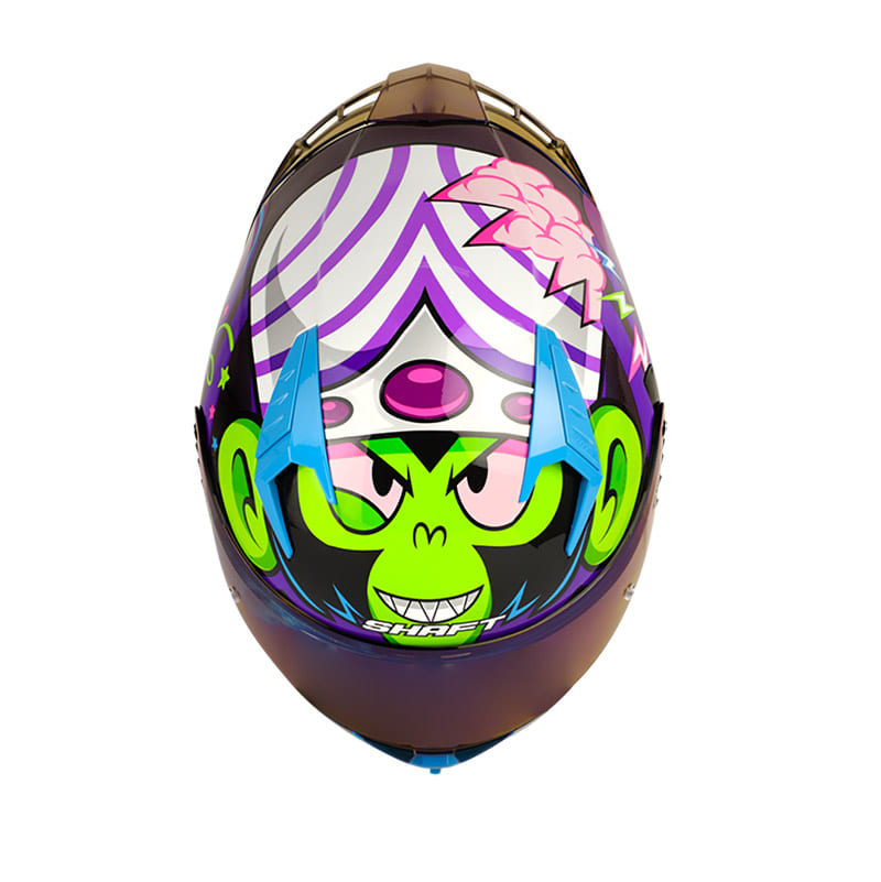 CASCO SHAFT SH-526SP JOJO CAMALEON VERDE VISOR IRIDIUM