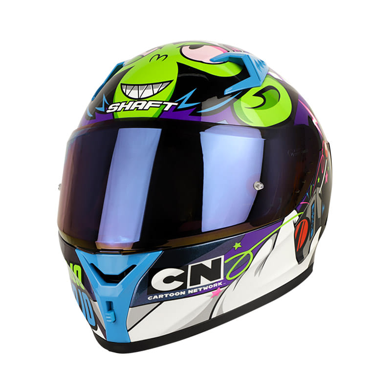 CASCO SHAFT SH-526SP JOJO CAMALEON VERDE VISOR IRIDIUM
