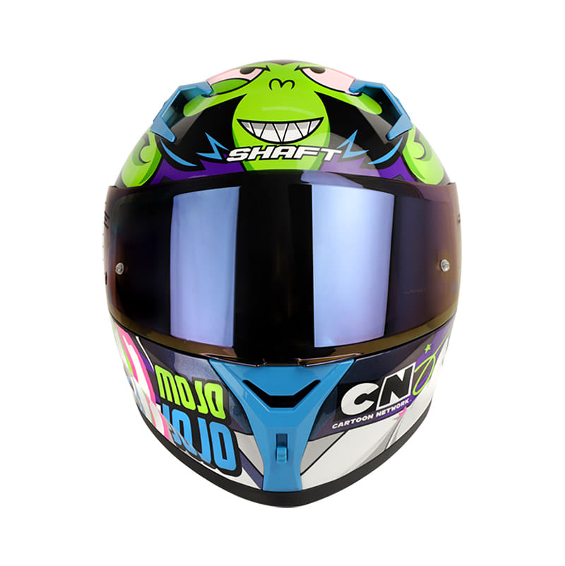 CASCO SHAFT SH-526SP JOJO CAMALEON VERDE VISOR IRIDIUM