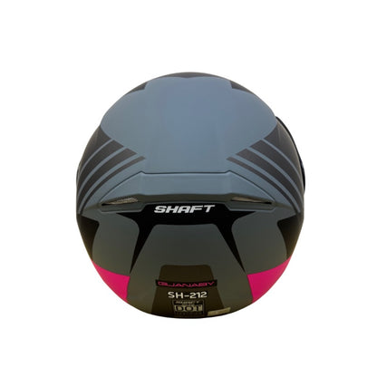 CASCO SHAFT SH-212 GUANABY MATE GRIS OSCURO FUCSIA IRIDIUM