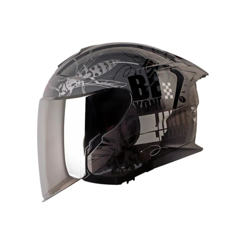 CASCO SHAFT SH-240DV PRO FRANZ GRIS OSCURO PLATA IRIDIUM