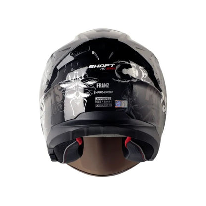 CASCO SHAFT SH-240DV PRO FRANZ GRIS OSCURO PLATA IRIDIUM
