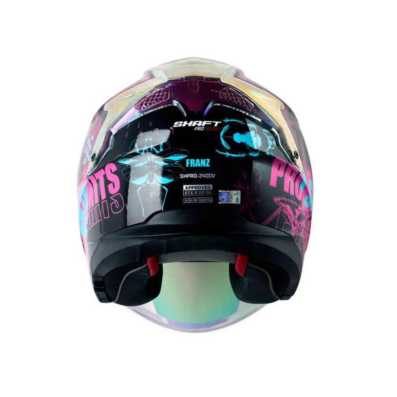 CASCO SHAFT SH-240DV PRO FRANZ MORADO OSCURO AZUL IRIDIUM