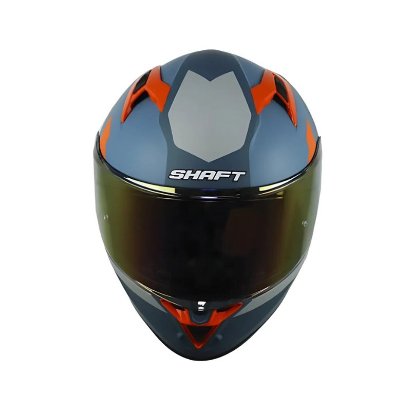 CASCO SHAFT SH-522SP KRITIK MATE AZUL OSCURO GRIS IRIDIUM