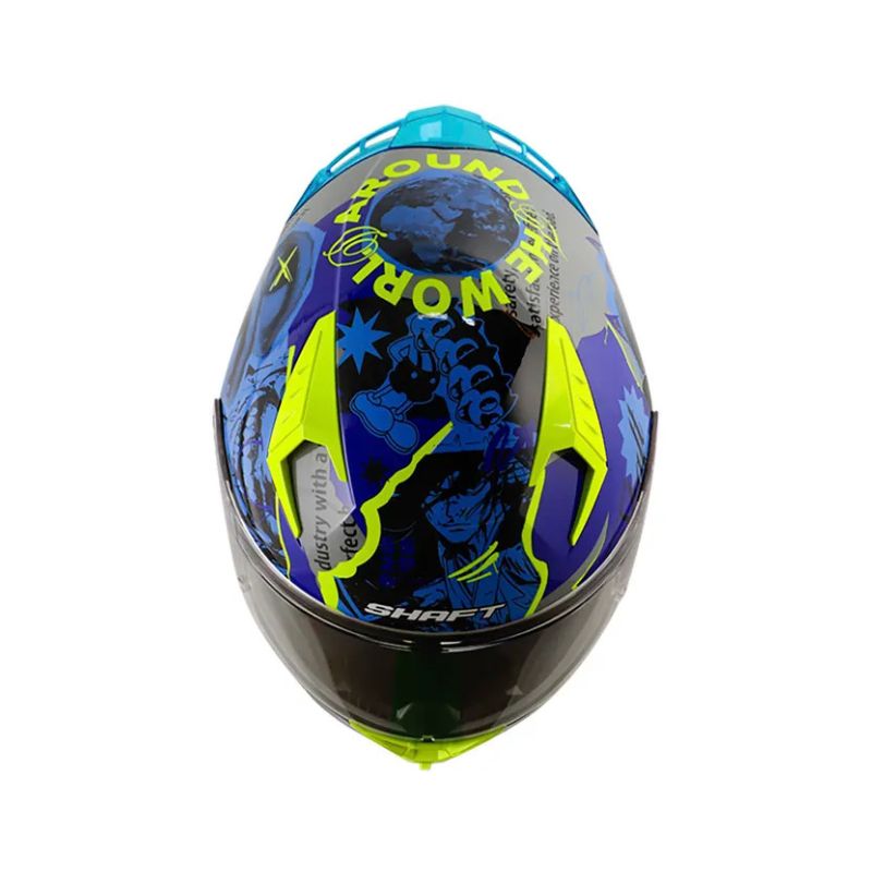 CASCO SHAFT SH-526SP EVO LLAGE GRIS AZIL VISOR IRIDIUM