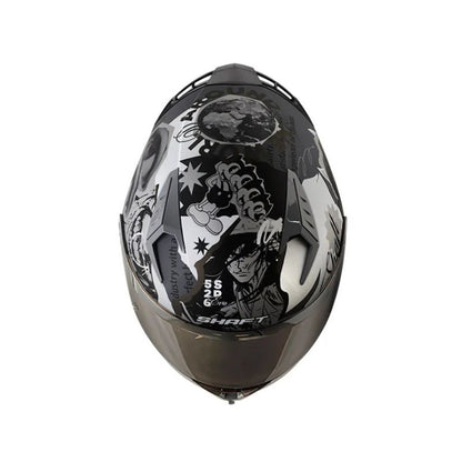 CASCO SHAFT SH-526SP EVO LLAGE MATE GRIS OSCURO BLANCO