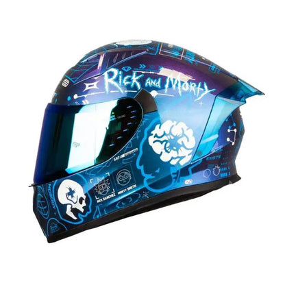 CASCO SHAFT SH-526SP EVO RICKVIVAL CAMALEON AZUL IRIDIUM