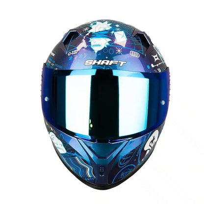 CASCO SHAFT SH-526SP EVO RICKVIVAL CAMALEON AZUL IRIDIUM