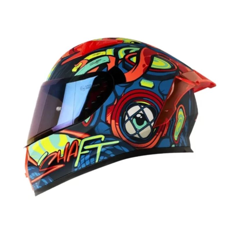 CASCO SHAFT SH-526SP MASTER OF THE SEA MATE AZUL NARANJA