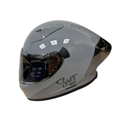 CASCO SHAFT SH-526SP SOLID GRIS NEGRO7 VISOR IRIDIUM PLATA