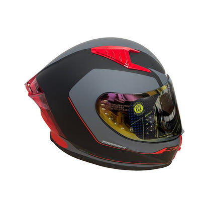 CASCO SHAFT SH-526SP UNDERCOVER NEGRO ROJO VISOR IRIDIUM