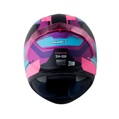CASCO SHAFT SH-559 CORPS MATE GRIS OSCURO FUCSIA IRIDIUM