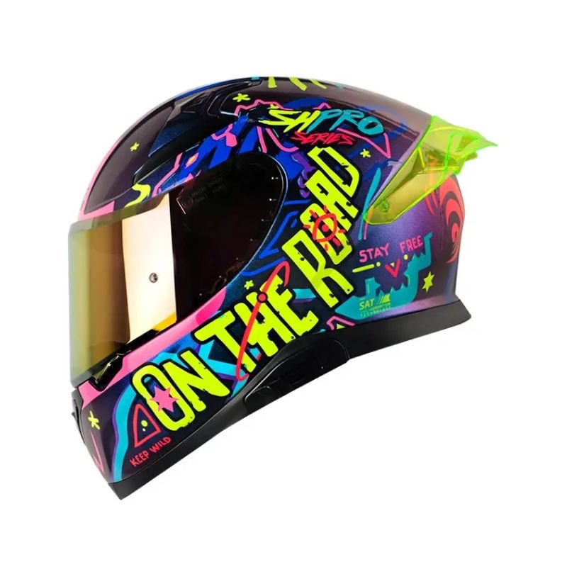 CASCO SHAFT SH-612DV PRO FUNNY CAMALEON AMARILLO NEON