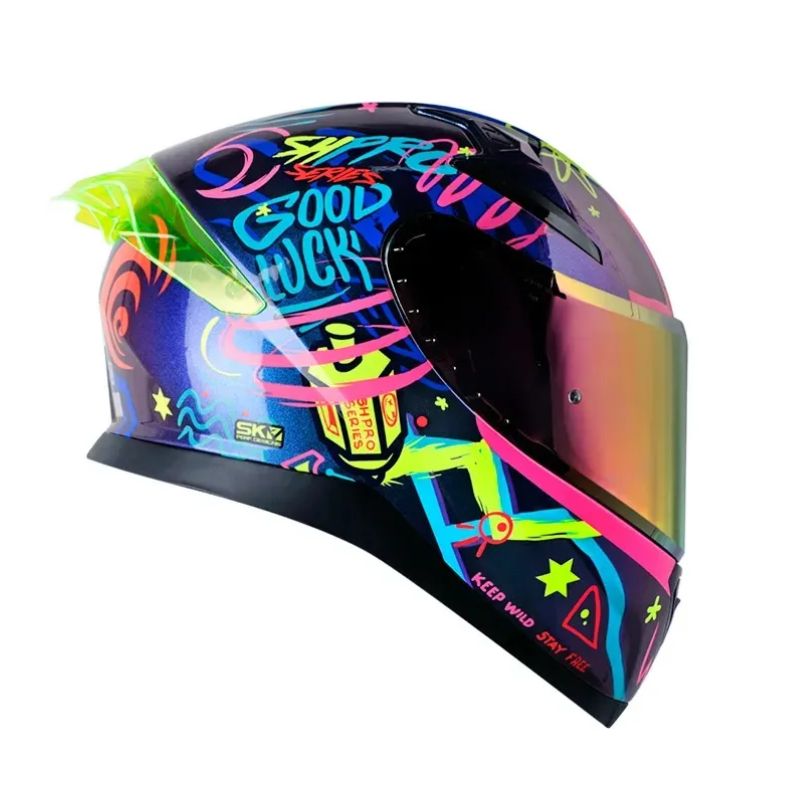 CASCO SHAFT SH-612DV PRO FUNNY CAMALEON AMARILLO NEON