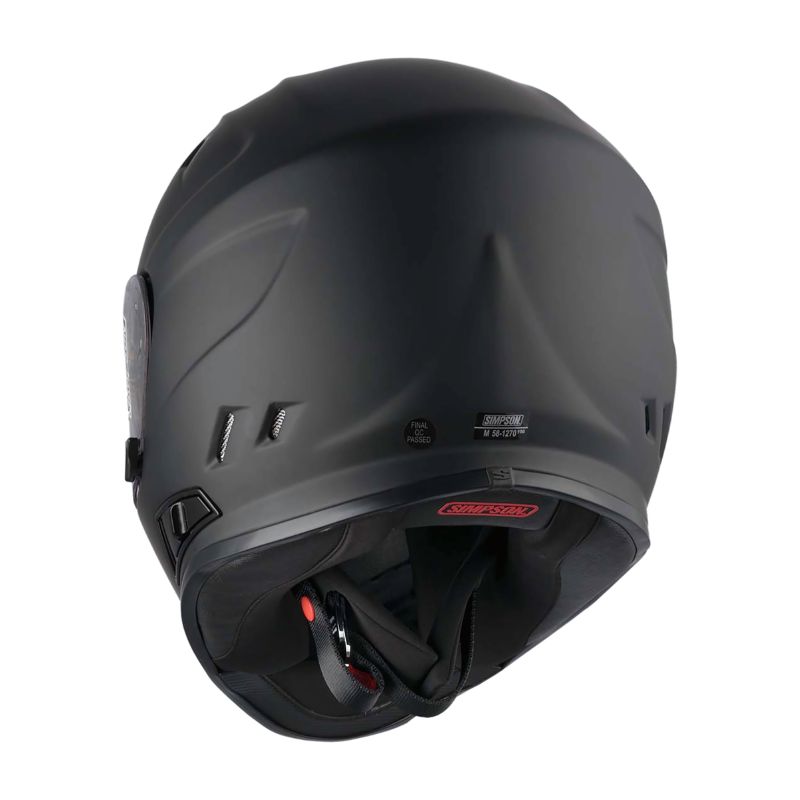 CASCO SIMPSON GHOST BANDI MATE NEGRO