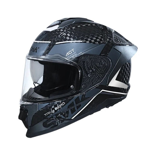 CASCO SMK TITAN CARBON GL261 NEGRO
