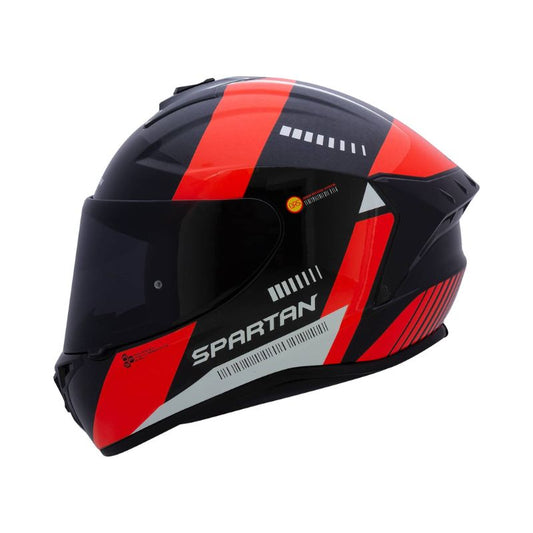 CASCO SPARTAN DRAKEN MP4 NARANJA NEON