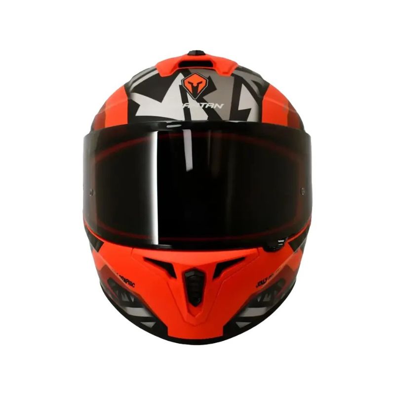 CASCO SPARTAN DRAKEN S JOLLY MATE ROJO NEGRO GRIS