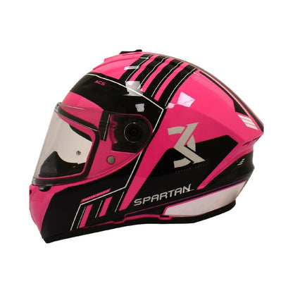 CASCO SPARTAN DRAKEN S MYTHIC ROSADO NEGRO