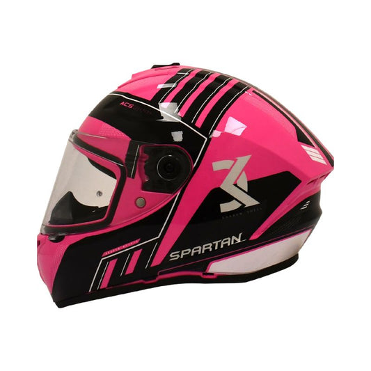 CASCO SPARTAN DRAKEN S MYTHIC ROSADO NEGRO