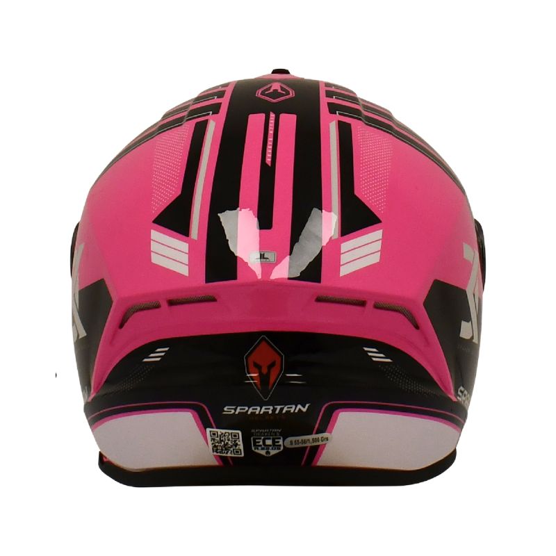 CASCO SPARTAN DRAKEN S MYTHIC ROSADO NEGRO