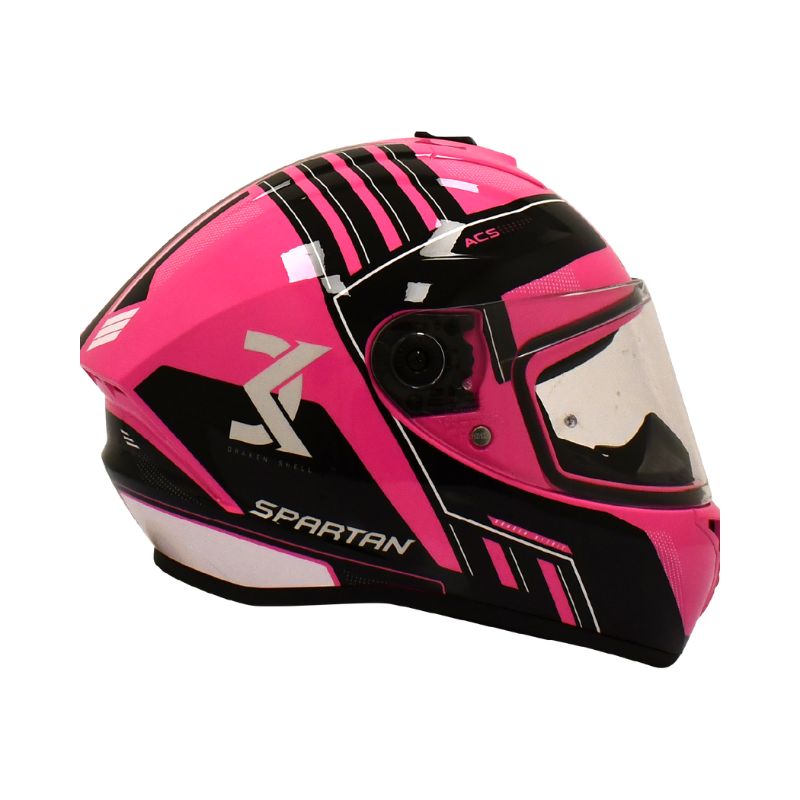 CASCO SPARTAN DRAKEN S MYTHIC ROSADO NEGRO